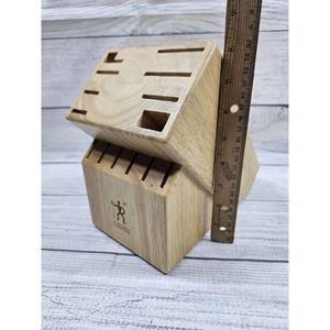 J.A. Henckels International Knife Block 14 Slot Wood Wooden Kitchen Block Only